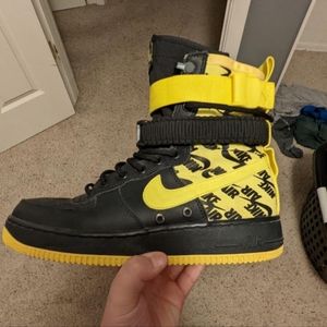Nike men's SF Air Force 1 dynamic yellow